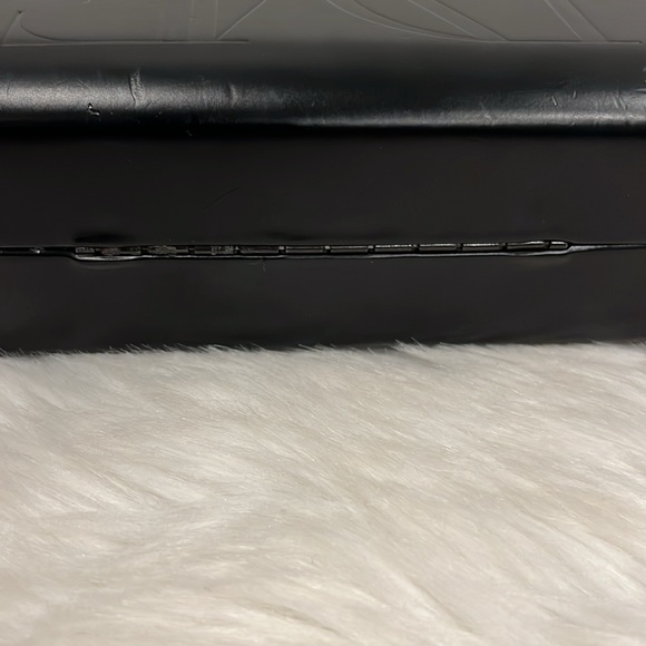 DVF Diane von Furstenberg Black Big Sunglasses Hard Case - Picture 7 of 11